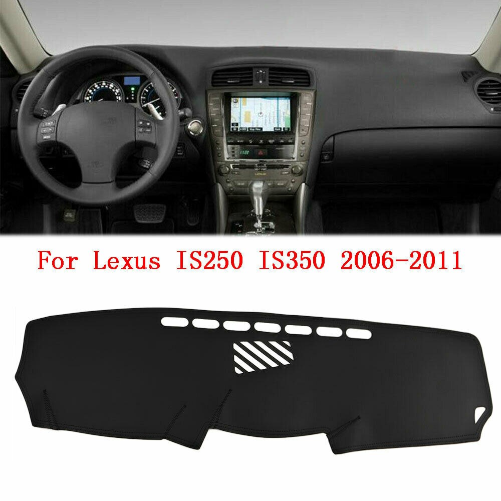 Leather Car Dashmat Dash Mat Dashboard Cover Pad For Lexus IS250 IS350 2006