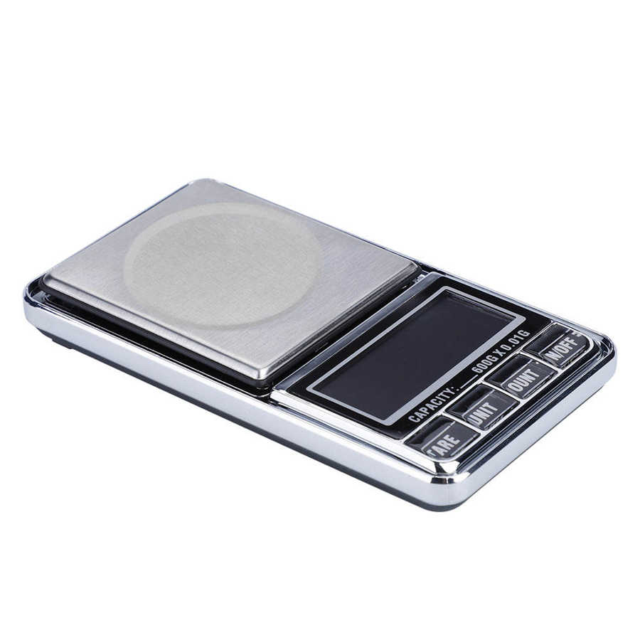 Pocket Weight Scale Economy High Scale LCD Screen Jewelry Store for Kitchen Home Indoor