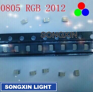 4000pcs SMD 0805 ) RGB smd led 0805 led diode 2.0*1.2mm RED&Green&Blue chip led R2.0-2.2V BG3.0-3.5V(CE&Rosh)