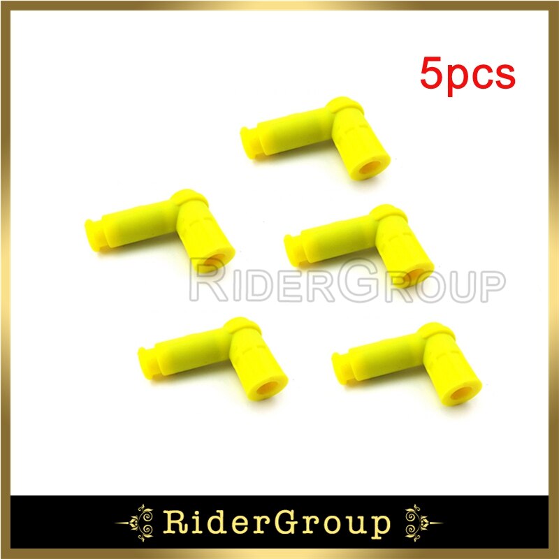 Yellow Rubber Ignition Coil Spark Plug For 50cc 70cc 90cc 110cc 125cc 140cc 150cc 160cc 200cc 250cc Pit Bike ATV Go Kart Scooter