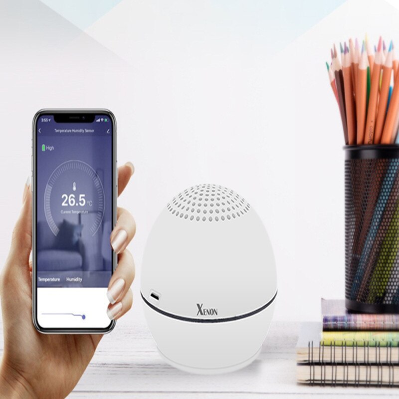 ZigBee Mini Temperature Humidity Sensor Built-in Battery Tuya/smart Life Smart Home Building Automation Battery/usb Powered