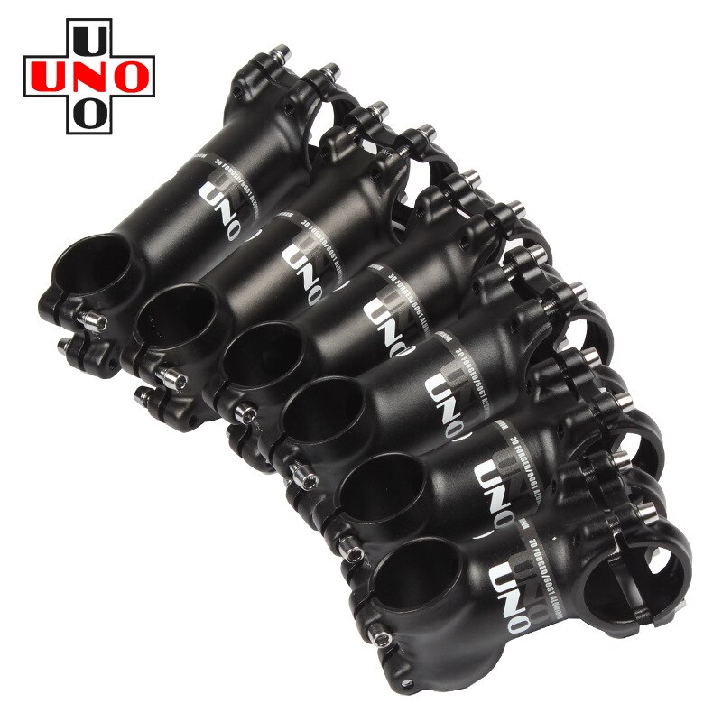 UNO Bike attacco manubrio bicicletta 1-1/2 "1/4mm Riser manubrio per BMX MTB Road Bike 7/ 17/ 35 gradi da 60mm a 31.8mm lega di alluminio