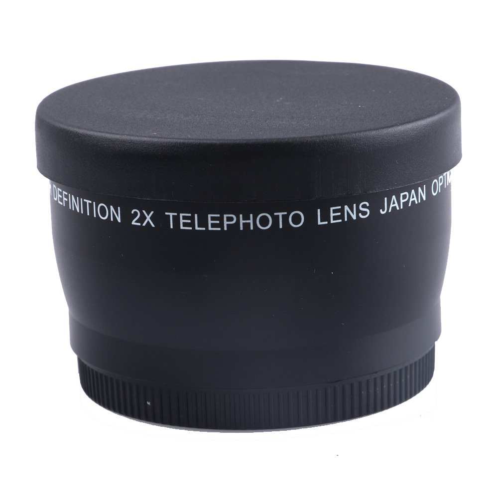 Lightdow 55mm 2.0x Aangesloten telelens voor Sony Alpha A77 A280 A290 A380 A390 A580 A590 A200 A230 18 -55mm Camera Lens