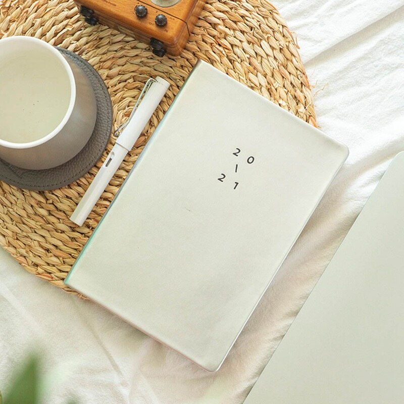 Year A5 Agendas Journals PU Notebook Planner Organizer Diary Schedule Book Journal Diary Planner A5 Notebook