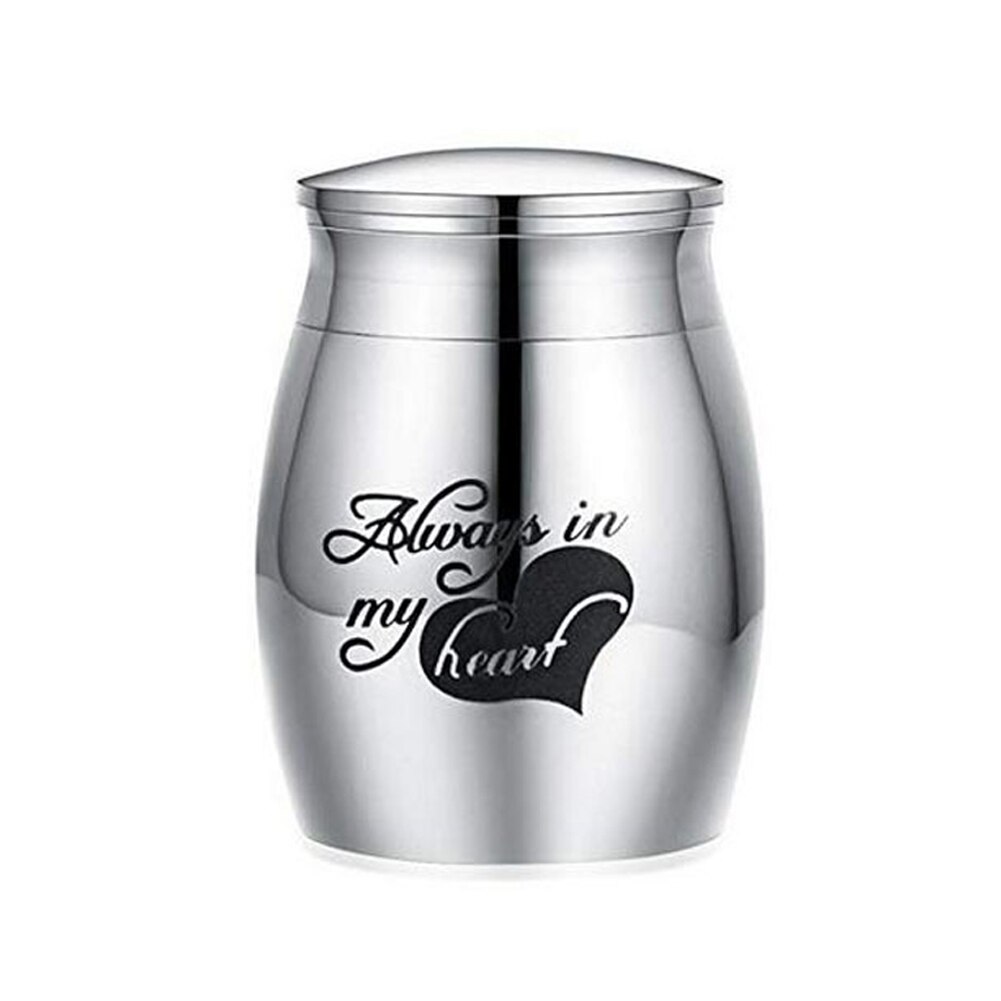 For Pets Human Ashes Cremation Urn Container Dog Cat Mini Small Casket Birds Mouse Stainless Steel Funeral No Deformation