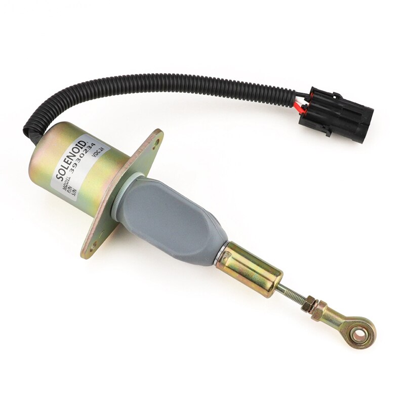 Shutoff Solenoid 3930234 Fit for Cummins 6BT,6CT Engines Komatsu 24V