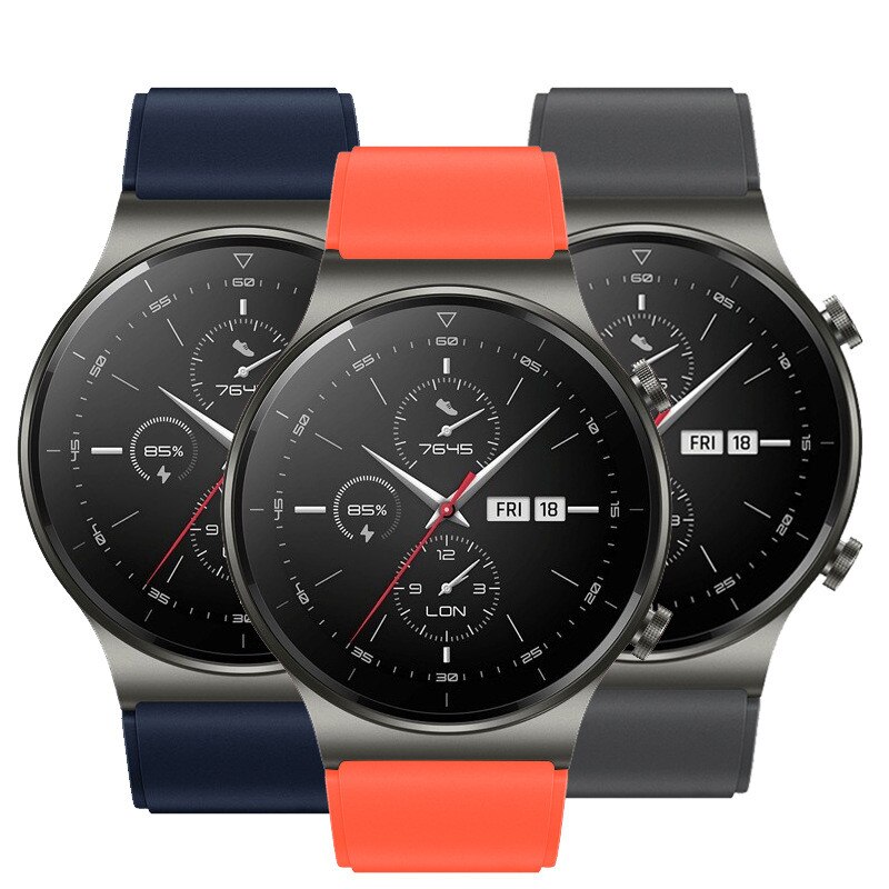 Novo estilo oficial cinta para huawei relógio gt 2 pro banda de silicone para huawei gt2 pro gt2pro pulseira correa