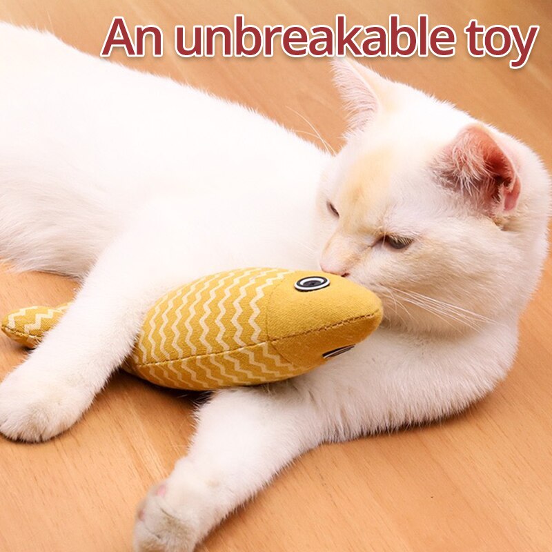 Fish Kitty Kick Stick Cat Kick Toy Cat Chew Toy Kitten Teething Toys Interactive Cat Catnip Toys for Cat