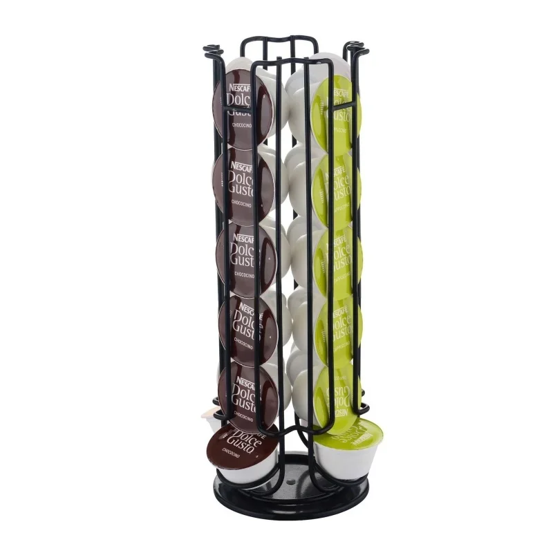Coffee Capsule Display Rack Rotatable Storage Stan... – Vicedeal