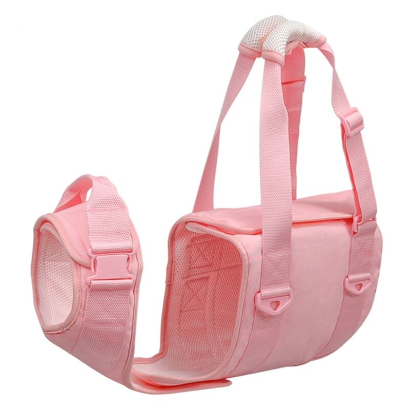 Pet Dog Lifting Harness With Handle Front Rear Set Heavy Duty Dog Vest Harness Assist For Walking Auxiliary Training Senior Dogs: Pink / M Neck 43-51cm