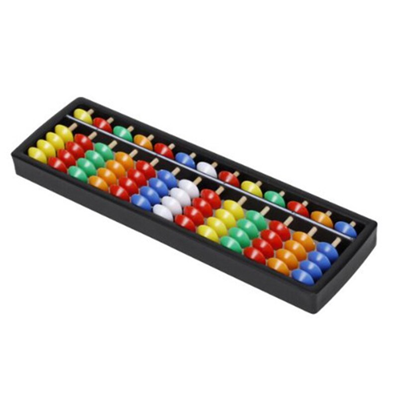 2X Portable Plastic Abacus Arithmetic Abacus Calculation Tool