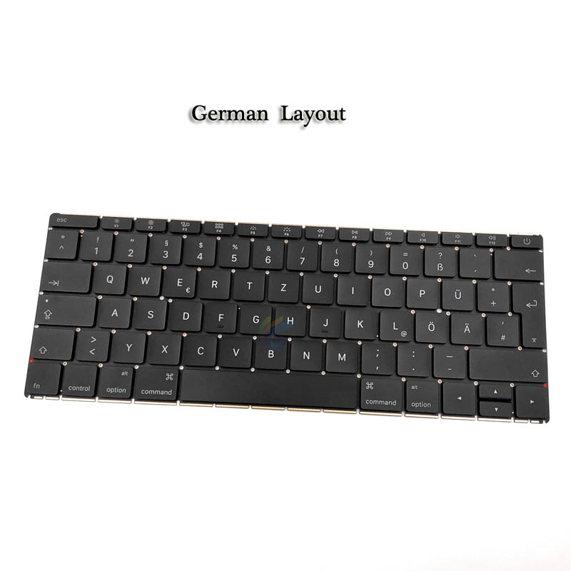 A1534 Russisch/Duits/Spanje/Frankrijk/Korea/Italië/Uk/Us Keyboard Voor Macbook 12 Inch Laptop A1534 Toetsenbord Jaar: US layout