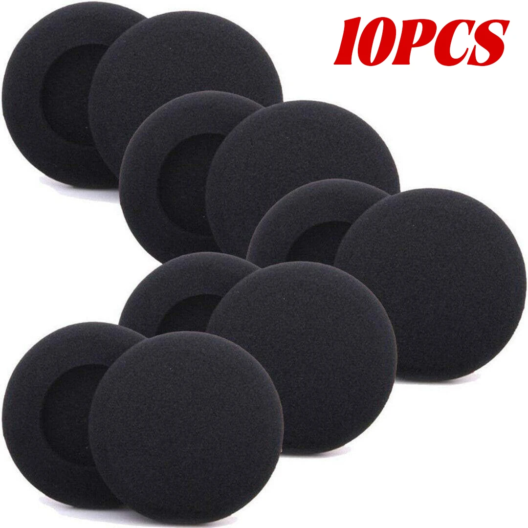 Coussinets d'oreille en mousse épaisse pour écouteurs, housse de coussin de remplacement en éponge, étui pour écouteurs 35mm 40mm 50mm 55mm 60mm, manchon de protection: M / Olive
