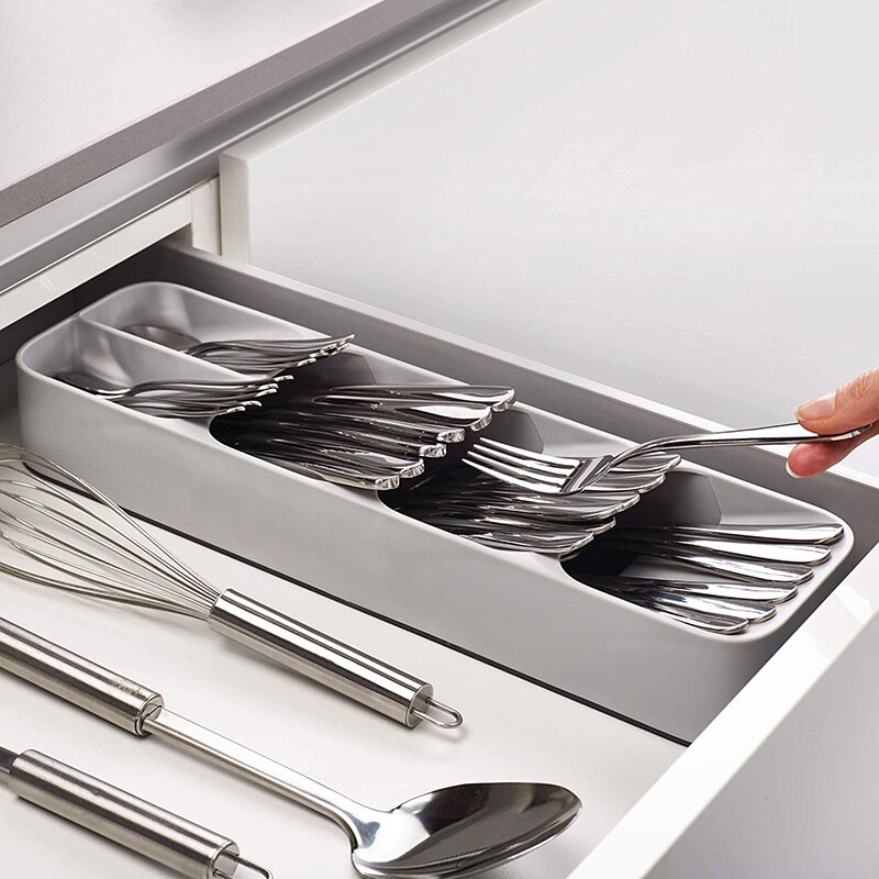 Drawer Cutlery Utensils Tray Store Organizer Drawer Kitchen Tools Drawer Divider Kitchen Storage Cabinet Plastic Drawers