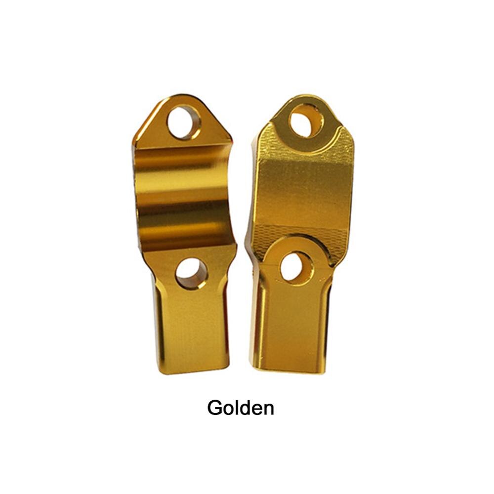 1Pc 10Mm Motorcycle Handle Bar Mirror Mount Houder Bracket Mount Adapter Klem Aluminium Stuur: GD