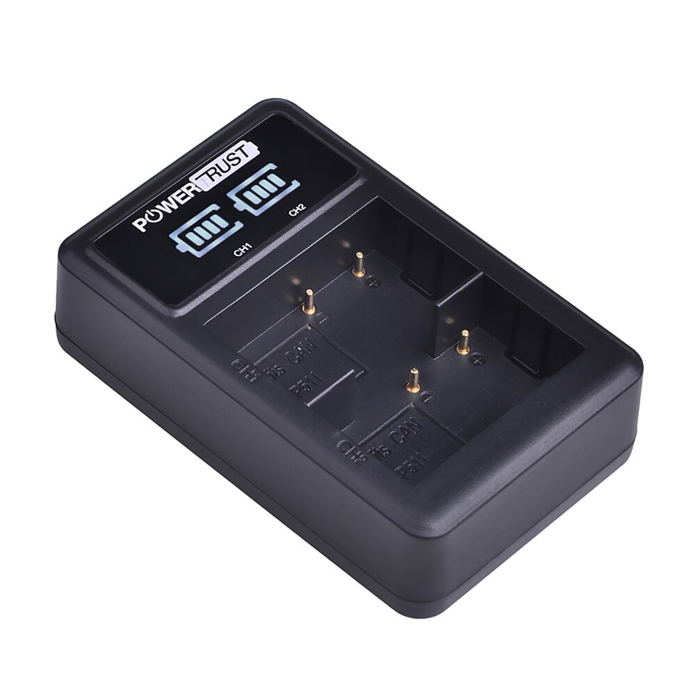 1X BP-511 BP 511 BP-511A LED Dual USB cargador para Canon BP511 BP511A EOS 5D 50D 40D 20D 30D 10D 1D D60 300D D30 batería
