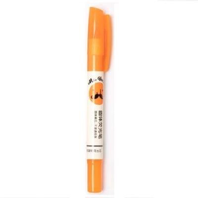 5 Stks Art Mark Markers Rotating Effen Highlighter Stick Pen Chancery Hailaiter Briefpapier 5 Kleuren Deli S607: Orange 5pcs