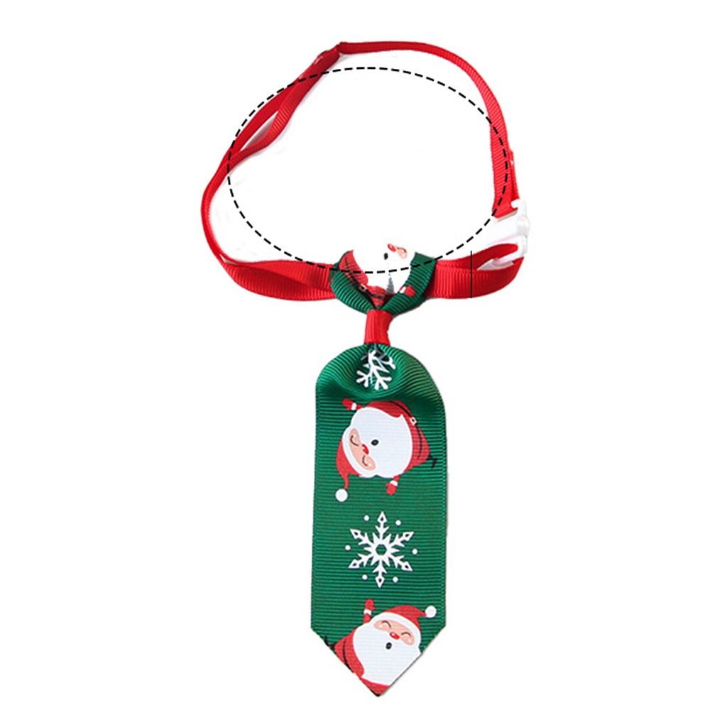 Abbigliamento per animali domestici Simpatico cravatta natalizia per cani Papillon decorativo regolabile per cani Costume Papillon per animali domestici Collare Celebrazione natalizia: green