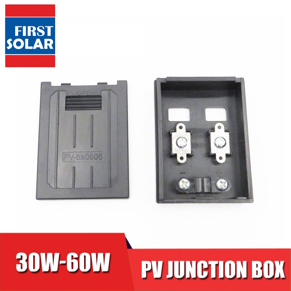 30W 40W 50W 60W Solar Junction Box voor Zonnepaneel PV junction box solar kabel verbinding