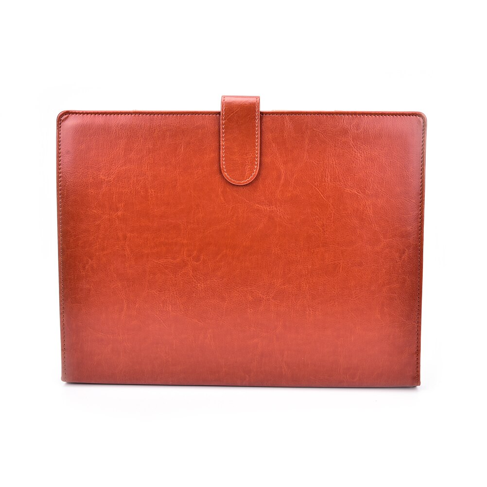 Peerless  a4 dokument bag arkivmappe utklippstavle pu dokument arkiv bag skrivesaker bag: Brun