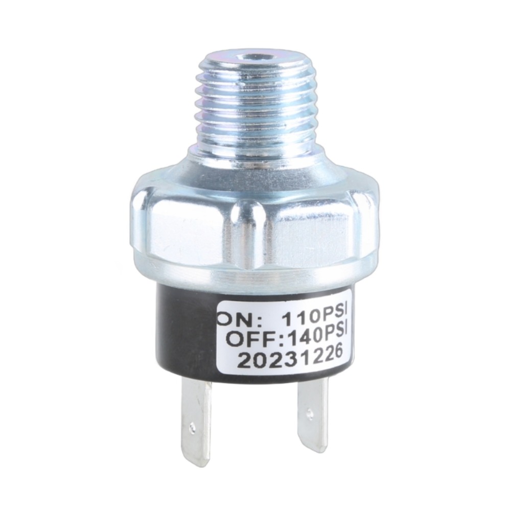 70-100/90-120/110-140PSI Luftdruckschalter 1/4" NPT 12V/24V Luftkompressorschalter Druckschalter: kastanienbraun