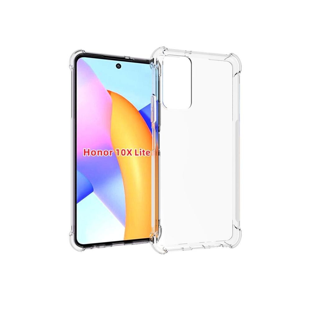 Transparent Phone Cases For Huawei Honor 10x Lite Case + Tempered Glass Soft TPU Gel Skin Clear Silicon Honor 30i Cover LRA-LX1