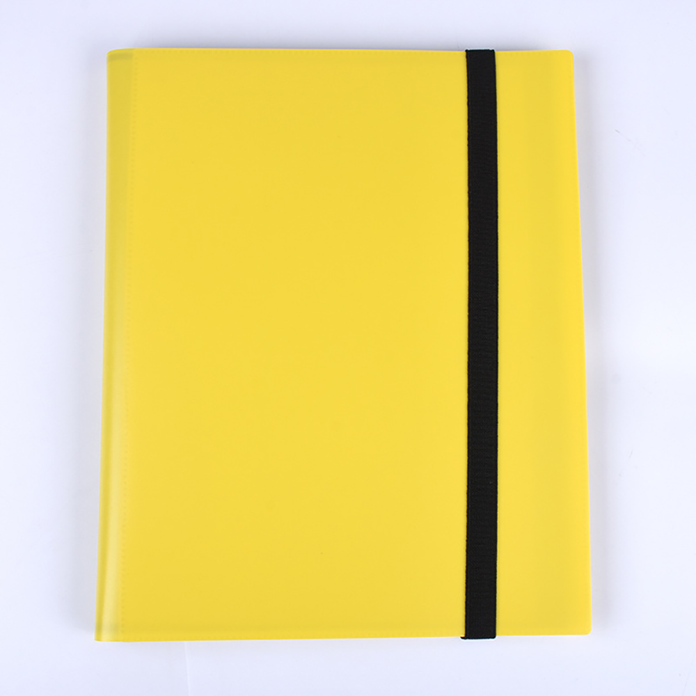 Raccoglitore per carte 9 tasche 360 tasche album di carte collezionabili per carte standard Cartella di raccolta di carte con caricamento laterale per carte da gioco PTCG: SEVEN