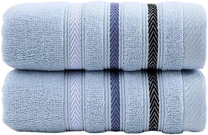 Bath Towel,Quick-Dry Soft Pure Cotton Towels with Modern Striped Pattern,Luxury Spa,Hotel Towels for Home, Bath Shower