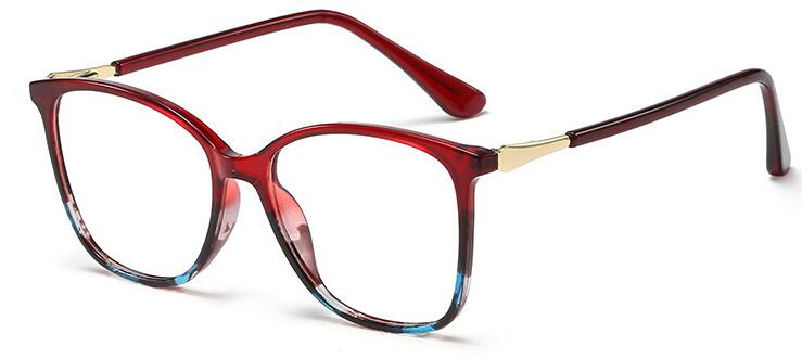 Pearl white Glasses Frame Men Women Oculos De Grau Vintage Clear Lens Eyeglasses Reading Myopia Glasses Cat Eye Big Eyewear: C5 red leopard