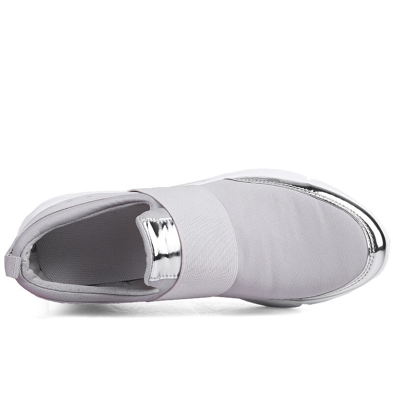 Breathable Women Summer Shoes Slip On Lady Casual Sneakers Ultralight Flats Loafers Shoes Zapatos Mujer Plus Size 35-42
