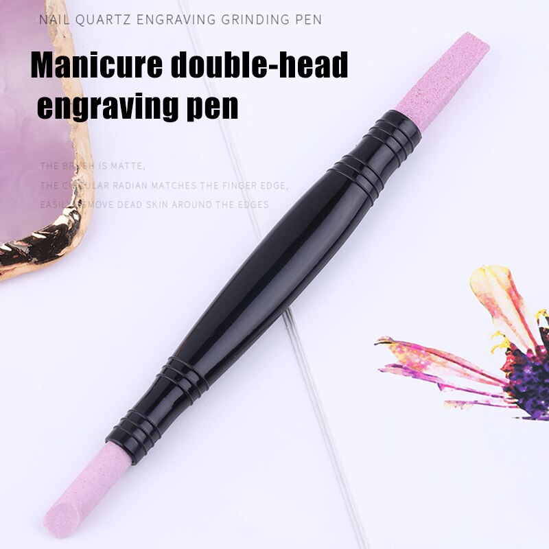 Pumice Stone Nail File Manicure Double-Headed Multi-Functional Peeling Skin Polishing Pen MPwell: Default Title