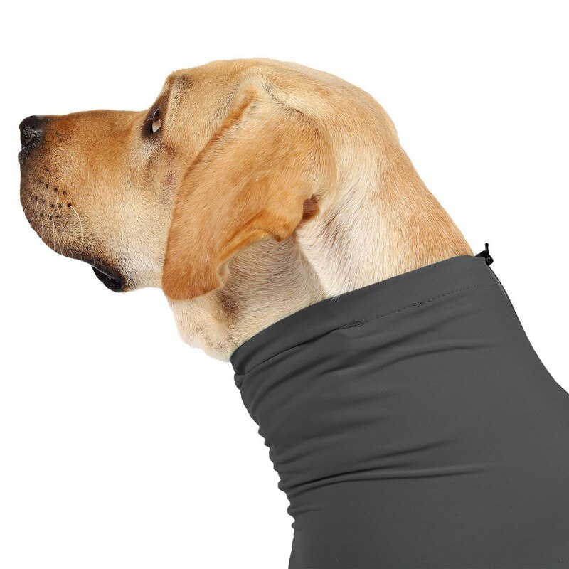 Hund Overall Operative Schutz Lange Ärmel Bodysuit Pet Home Tragen Pyjamas Bequem Kostüm Für Medium Large Hunde Overalls