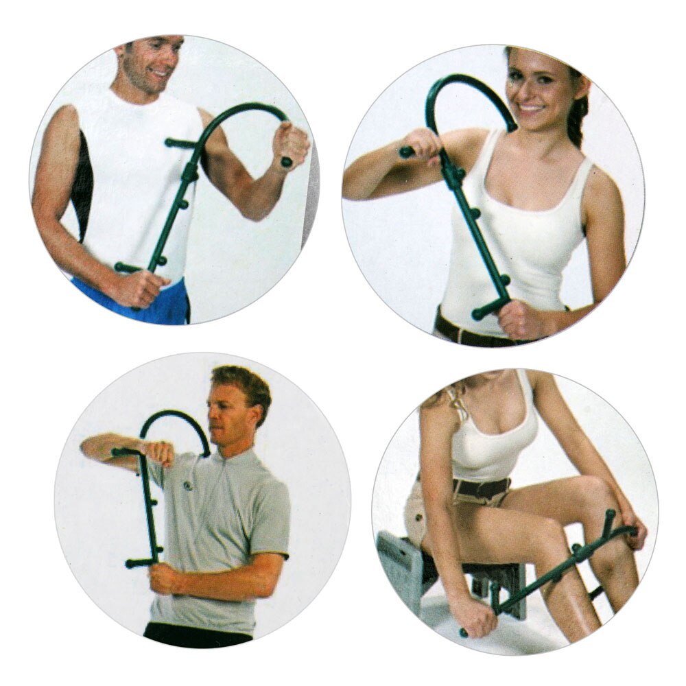 1 st triggerpunkt självmassage stick krok muskelavlastning käpp ryggmassage avslappning tryck akupunkt stick terapeutiska verktyg