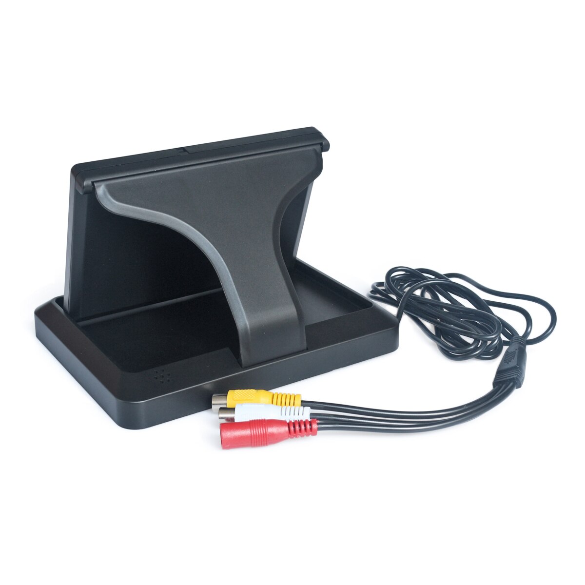 Diykit 5 " 1024 x 600 sammenleggbar ips ahd bakoversikt bilmonitor backup monitor for ahd kamera cvbs bilkamera