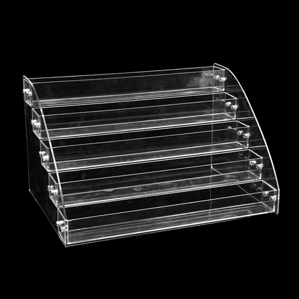 2/5 lagen acryl nagellak display rek cosmetische lak organizer standaard houder manicure gereedschap opbergdoos: 5 lagen