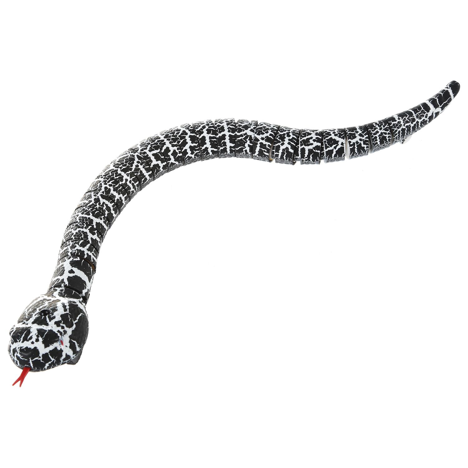 Lcll-rc slangelegetøj, genopladelig slange med fjernbetjening med interessante ægradiokontrollegetøj til børn: Sort