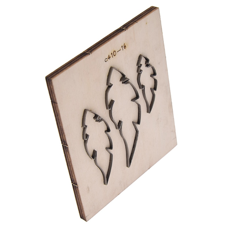 Handmade Multi Shaped Cutter Template Steel Punch Cutting Wood Mold For Leather Crafts DIY Making Tools