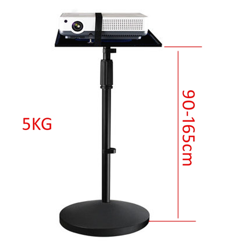 PMA-T3-85160 5KG 850-1650MM universal projector monopod stand laptop floor holder height adjustable with tray 39x28.5cm base
