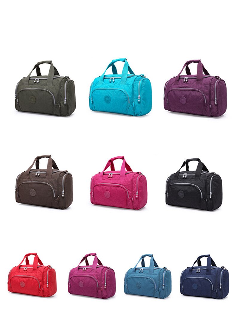 Bolsos de viaje de para hombre, bolsos de lona de viaje para mujer de gran capacidad, bolso de viaje de nailon para hombre, bolsa de viaje plegable