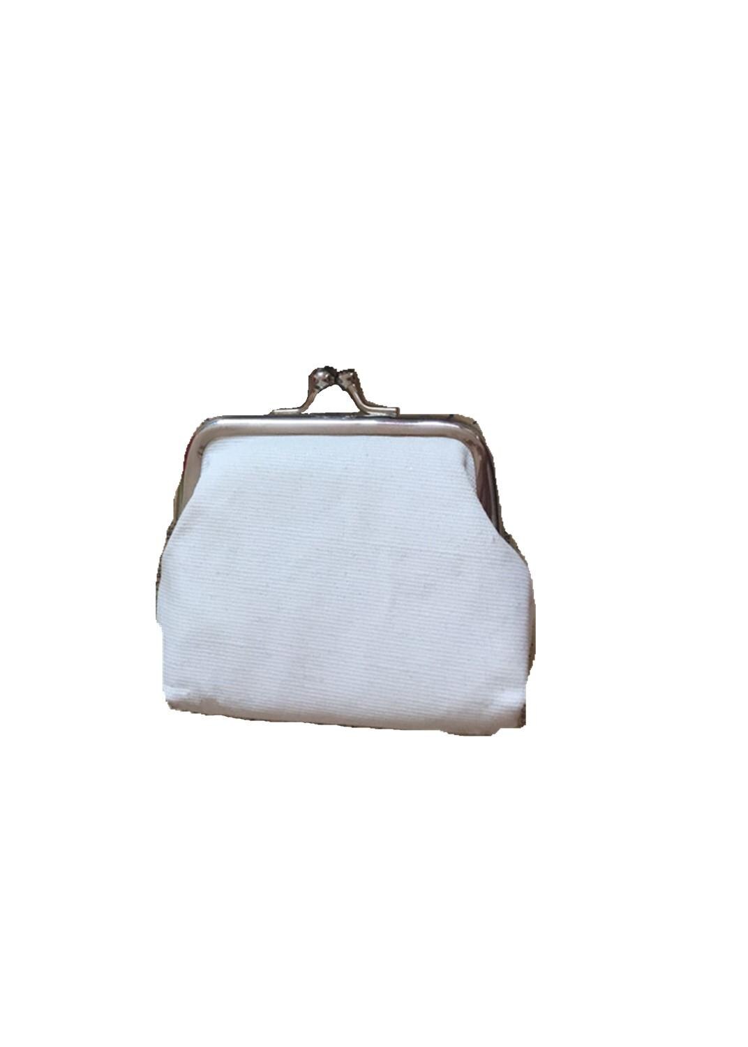 10 pcs vrouwelijke Canvas Purse Card Key Mini Purse Bag rits gesp Portemonnee Kaarthouder Portemonnee make-up tas trinket tas: Default Title