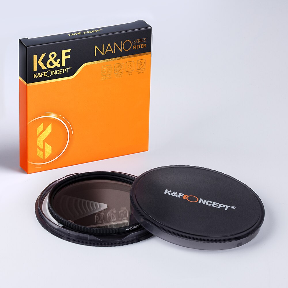 K &amp; F Concept Nano-X Hd GND16 ND16 Lens Filter Optisch Glas Zachte Gradiënt Met Coating 52Mm 55Mm 58Mm 62Mm 67Mm 72Mm 77Mm 82Mm