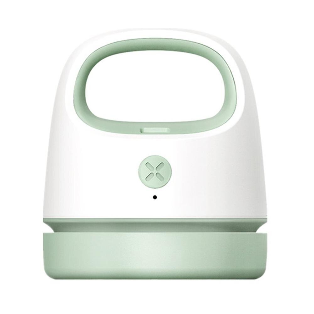 Desktop Vacuum Cleaner USB Charging Portable Keyboard Cleaning Vacuum Cleaner Office Handheld Wireless Vacuum Cleaner: green