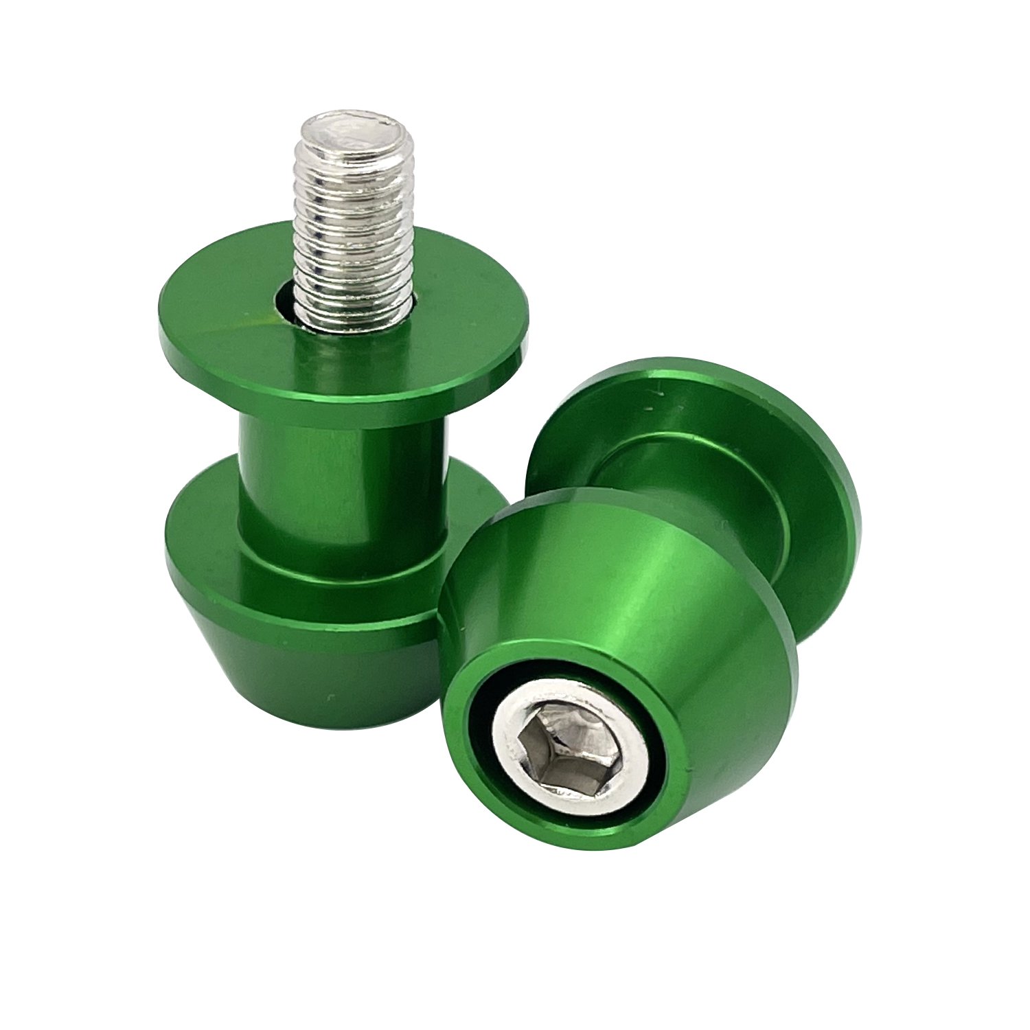 8Mm Universele Cnc Achterbrug Swingarm Spool Slider Stand Spoel Bolt Motorfiets Medeplichtige: Ivoor