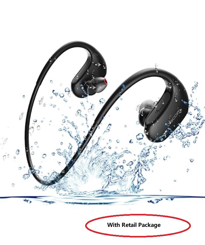 Wasserdicht Bluetooth Kopfhörer DACOM L05 IPX7 Sweatproof Drahtlose Kopfhörer Stereo Sport Ohrhörer Bluetooth Kopfhörer Headset: blk mit Kasten
