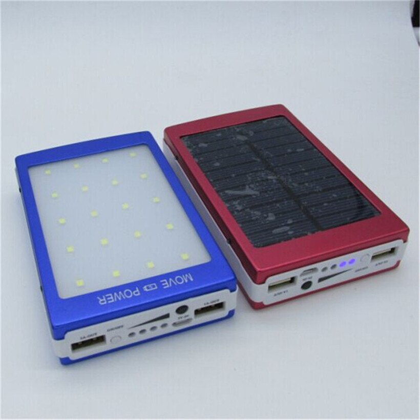 10pc Solar Power Bank Camping lamp lader nestelen accessoires diy box shell Externe Lader Powerbank voor Digitale product