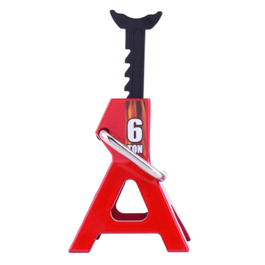 RC Cars Steel 6 Ton Scale Jack Axle Stand Lift Capacity Stand Heavy Duty Support Vehicle Floor Ratchet Jack TRX4 D90 CC01 Trucks