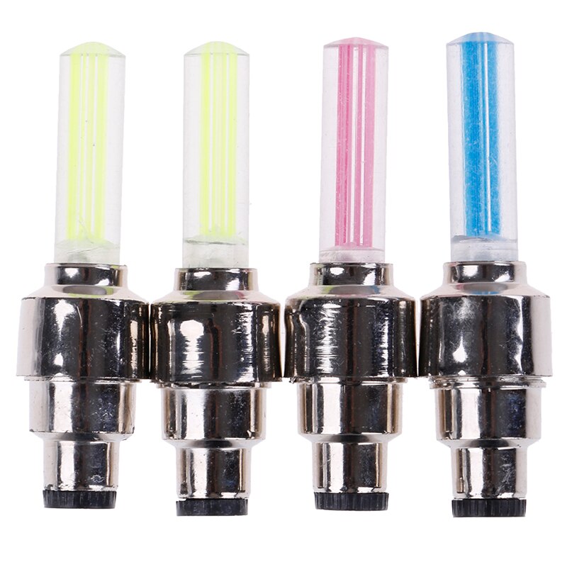 1pc fiets auto motor verlichting band ventieldoppen wiel spaken led verlichting fiets accessoires auto styling 4 kleuren