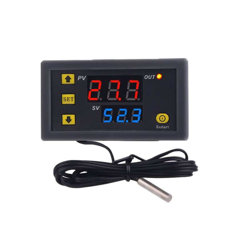 12V-220V -55-120 ℃ Digital Temperature Controller Measurement Thermostat Switch
