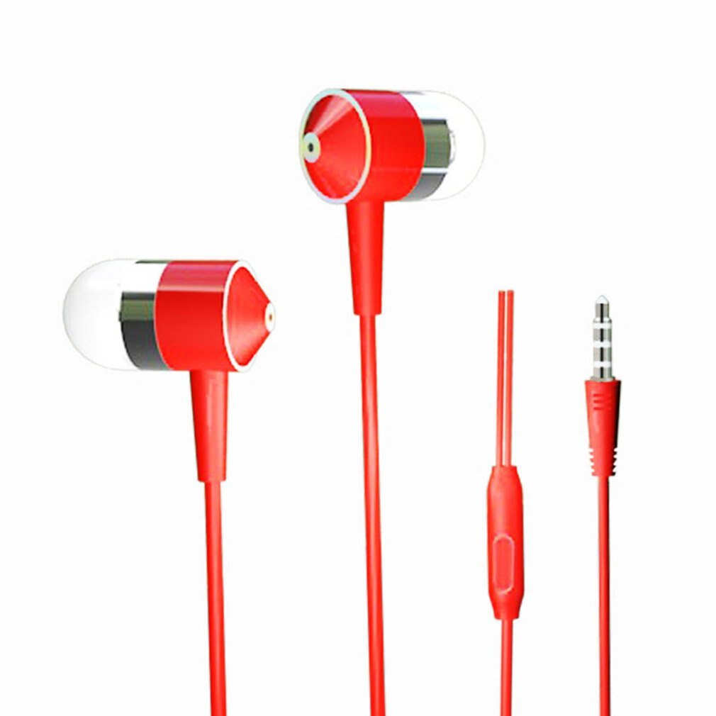 Draad Headset Computer Mobiele Telefoon Universele Compatibel Headset Eenvoudige Crystal Line In-Ear Headset Draad In-Ear Headset