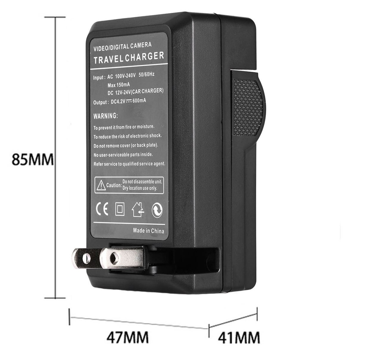 Battery Charger for Panasonic CGR-DU06, CGA-DU07, CGA-DU12, CGA-DU14, CGA-DU21, CGA-DU21A, CGA-DU21A/1B, CGA-DU21E/1B